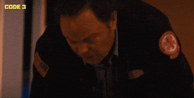 Stressed Rainn Wilson GIF by Code 3 Movie