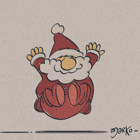 Santa Claus Noel GIF by marko