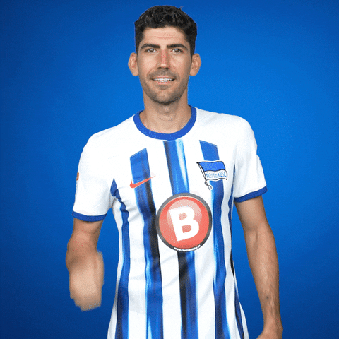 Andreas Bouchalakis Win GIF by Hertha BSC