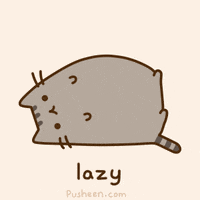National Lazy Day GIF by Pusheen