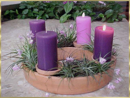 spring candles gif
