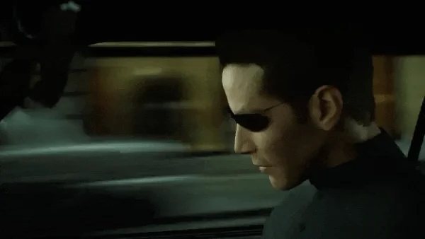 The Matrix Car GIF