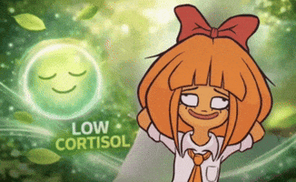 Ongezellig Cortisol GIF