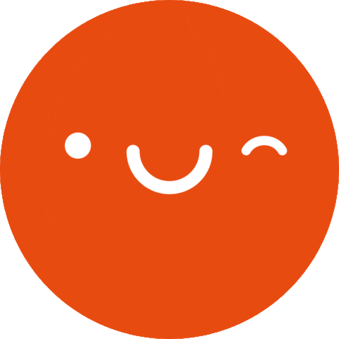 Happy Wink Sticker