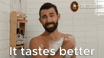 Shower Taste GIF by DrSquatchSoapCo