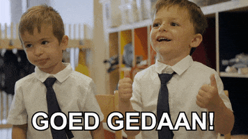 Well Done Thumbs Up GIF by de chinezen