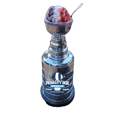 Champion Shavedice Sticker by Penalty Box Shaved Ice