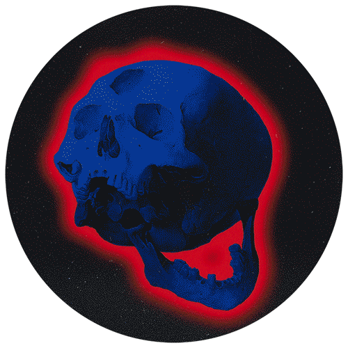 Black Parade Skull Sticker by Dreamers