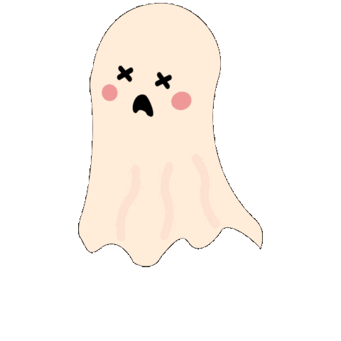 Halloween Ghost Sticker by vertcerise
