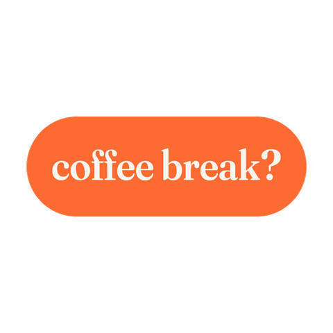 Coffee Time Break Sticker by Sorso of Coffee