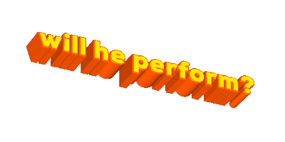 Will He Perform Sticker