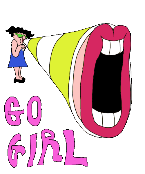 Animation Girl Sticker by prosarapi