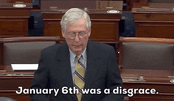 Mitch Mcconnell Insurrection GIF by GIPHY News
