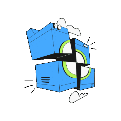 Illustration Split Sticker by Skyro