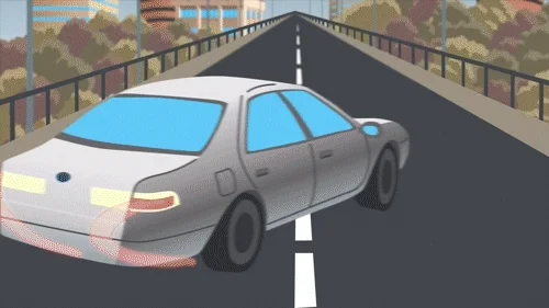 Driving Car Crash GIF