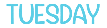 Tuesday Sticker