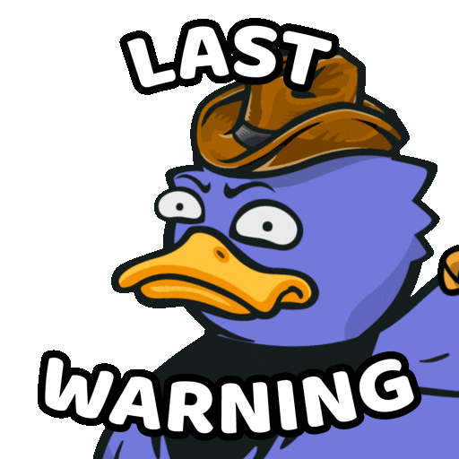 Duckie Land Sticker