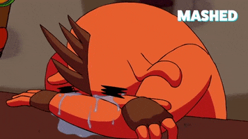 Sad Crash Bandicoot GIF by Mashed