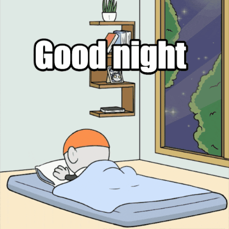 Tired Good Night GIF by SEIZON