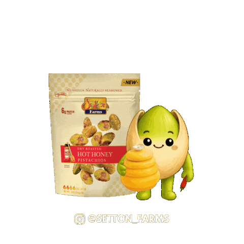 Hot Honey Vegan Sticker by Setton Farms
