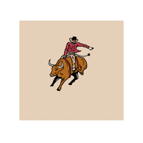 Rodeo Bull Rider Sticker by Restless Road