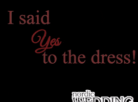 Isaidyestothedress GIF by NordicWeddingStore&Outlet