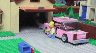 Giphy - the simpsons lego GIF