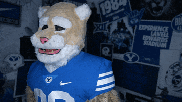 Cosmo Stop It GIF by BYU Cougars