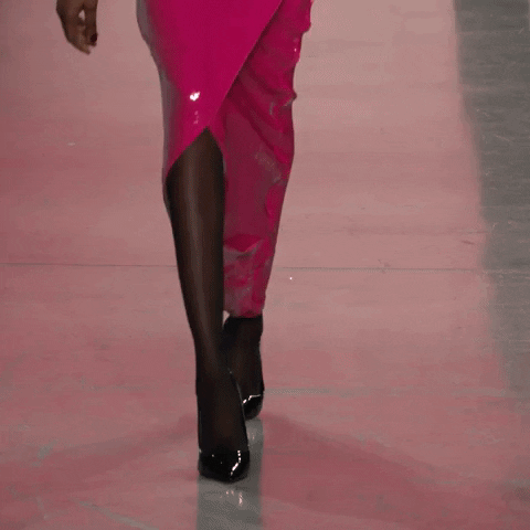 Fashion Week Pink Dress GIF by NYFW: The Shows