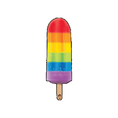 Rainbow Popsicle Sticker by JonnyPops