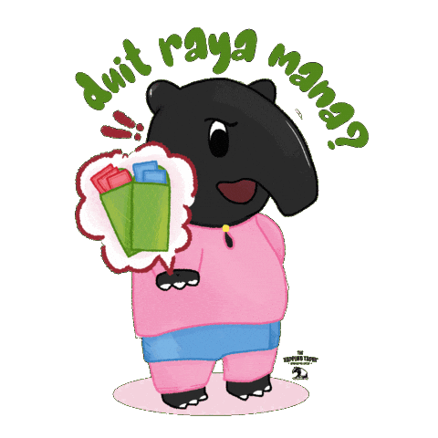 Raya Aidilfitri Sticker by The Tapping Tapir