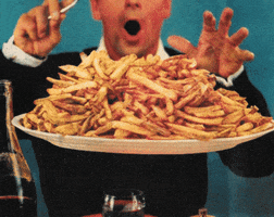 Yummy French Fries animated GIF