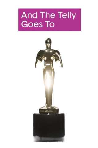 Gold Winner Sticker by The Telly Awards