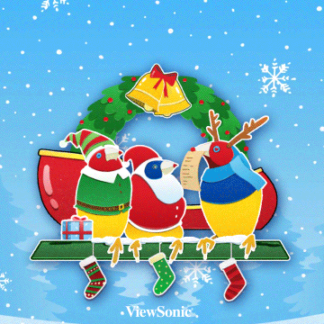 Happy Merry Christmas GIF by ViewSonic