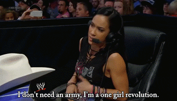 One Girl Revolution Woman GIF by WWE - Find & Share on GIPHY