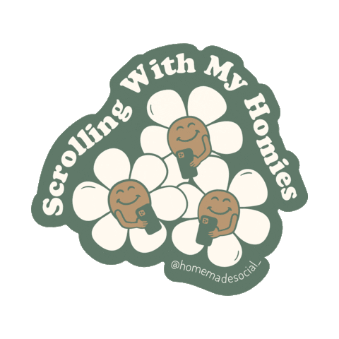 Homemade Social Sticker