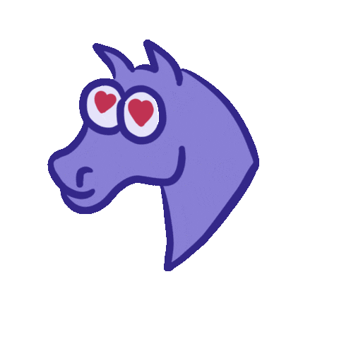 Horse Love Sticker by Dreamers & Schemers