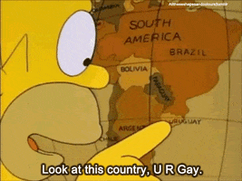 the simpsons gay GIF