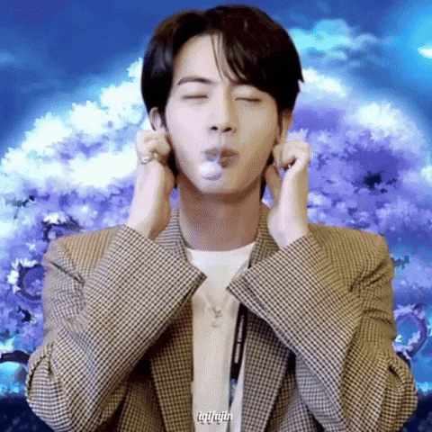 Jin Not Listening GIF