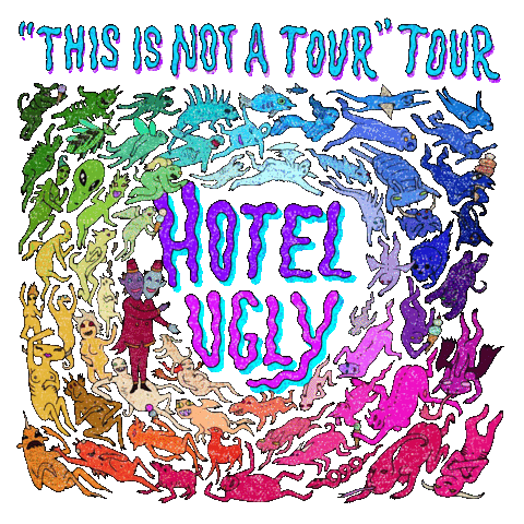 Hotel Ugly Sticker