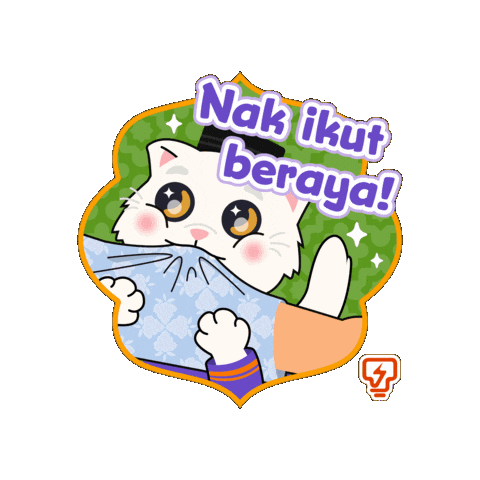 Cat Eid Sticker by Tenaga Nasional