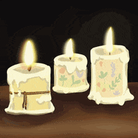 Candle Llama GIF