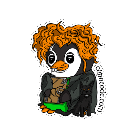 Salem Sticker by Cup O Code