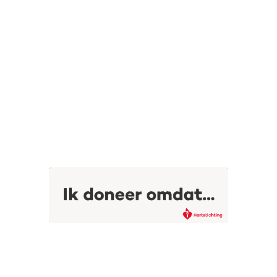 Hartstichting Sticker