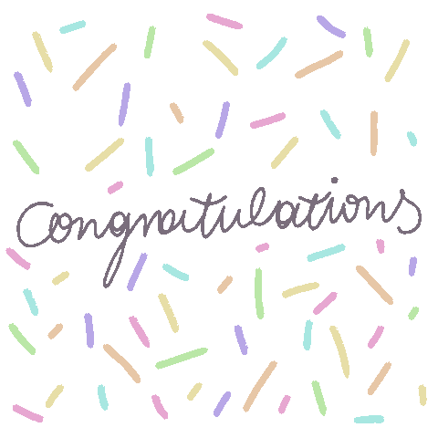 Happy Congratulations Sticker for iOS &amp; Android | GIPHY