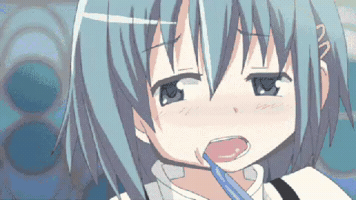Puella Magi Madoka Magica Toothbrush GIF