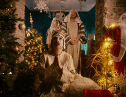 Praying Santa Claus GIF by Zwaard Music