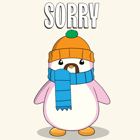 Sorry I Apologize GIF by Pudgy Penguins