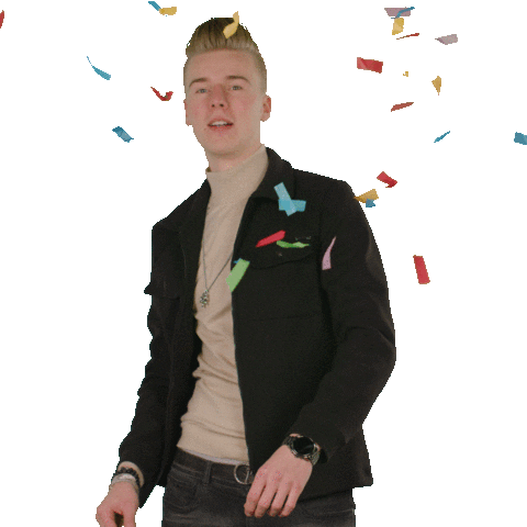 Dj Celebrating Sticker by Weeda Media