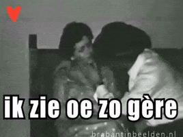 I Love You Kiss GIF by Brabant in Beelden